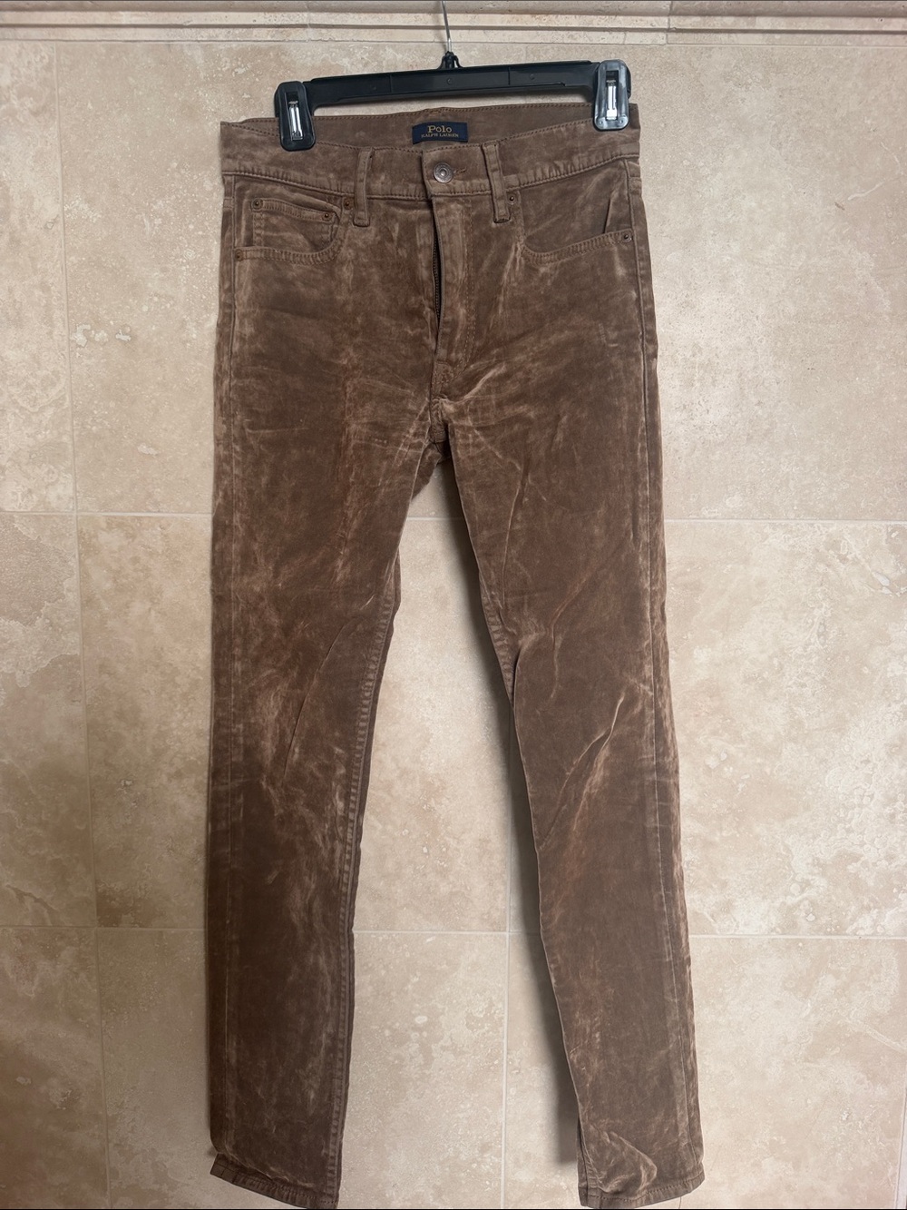 Polo by Ralph Lauren Brown women’s suede Jeans